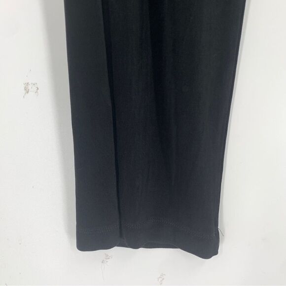 Chico’s Travelers Black Size 1 Short Wide Leg Pull On Travel Pants - Picture 5 of 8